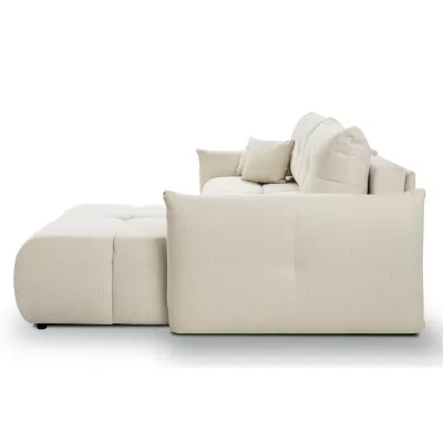 Rohová rozkládací sedací souprava CANMORE - písková