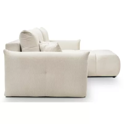 Rohová rozkládací sedací souprava CANMORE - písková