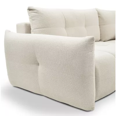 Rohová rozkládací sedací souprava CANMORE - písková