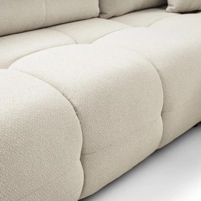 Rohová rozkládací sedací souprava CANMORE - písková