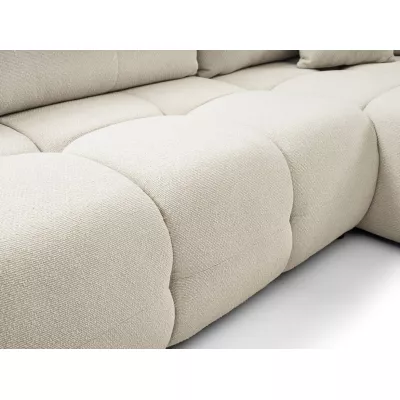 Rohová rozkládací sedací souprava CANMORE - písková