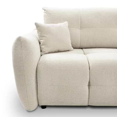 Rohová rozkládací sedací souprava CANMORE - písková