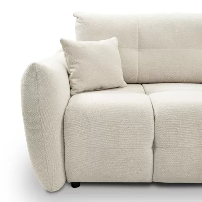 Rohová rozkládací sedací souprava CANMORE - písková