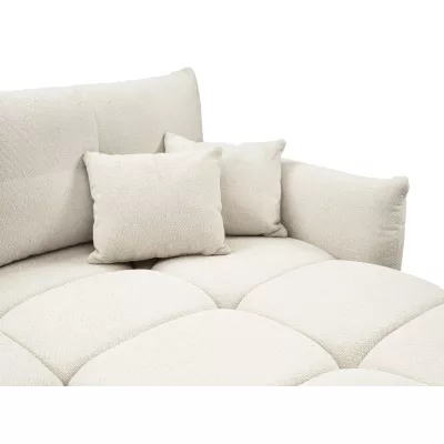 Rohová rozkládací sedací souprava CANMORE - písková