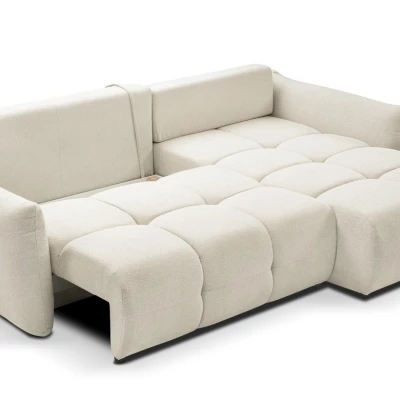 Rohová rozkládací sedací souprava CANMORE - písková