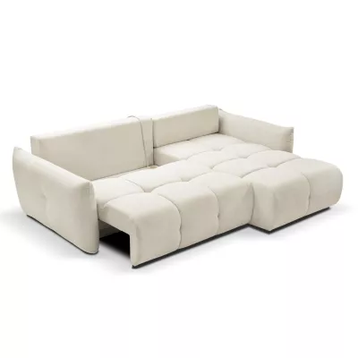 Rohová rozkládací sedací souprava CANMORE - písková