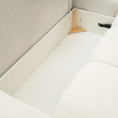 Rohová rozkládací sedací souprava CANMORE - písková