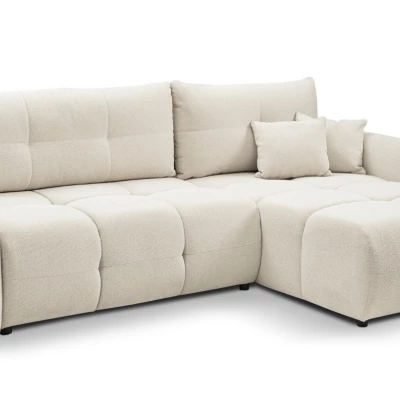 Rohová rozkládací sedací souprava CANMORE - písková