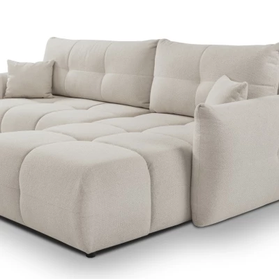 Rohová rozkládací sedací souprava CANMORE - taupe