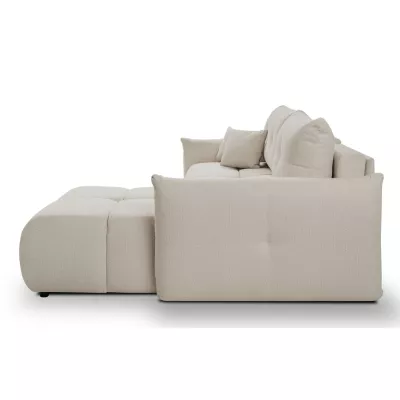 Rohová rozkládací sedací souprava CANMORE - taupe