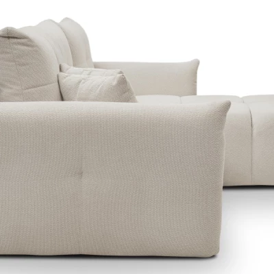 Rohová rozkládací sedací souprava CANMORE - taupe