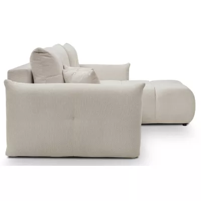 Rohová rozkládací sedací souprava CANMORE - taupe