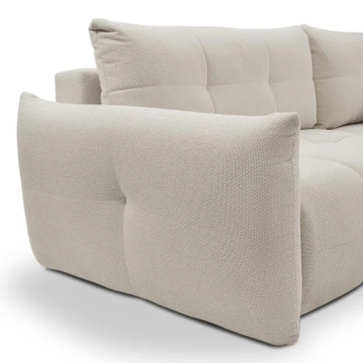 Rohová rozkládací sedací souprava CANMORE - taupe