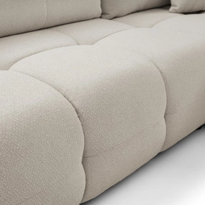 Rohová rozkládací sedací souprava CANMORE - taupe