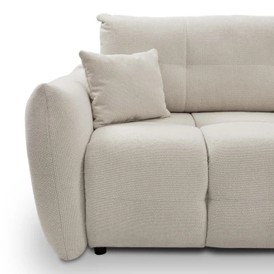 Rohová rozkládací sedací souprava CANMORE - taupe