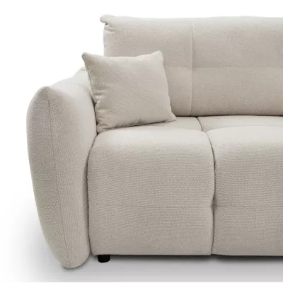 Rohová rozkládací sedací souprava CANMORE - taupe