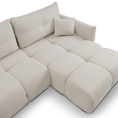 Rohová rozkládací sedací souprava CANMORE - taupe