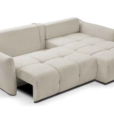 Rohová rozkládací sedací souprava CANMORE - taupe