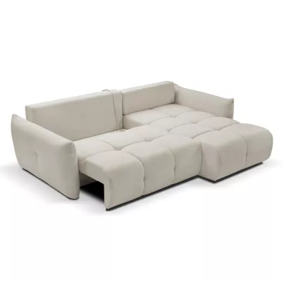 Rohová rozkládací sedací souprava CANMORE - taupe