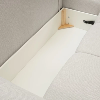 Rohová rozkládací sedací souprava CANMORE - taupe