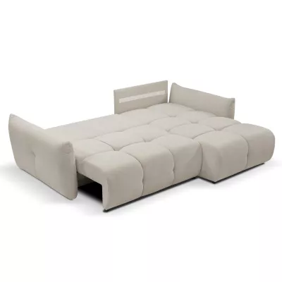 Rohová rozkládací sedací souprava CANMORE - taupe