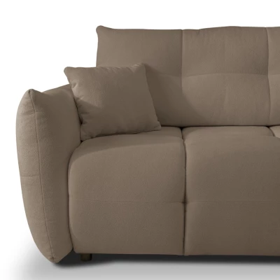 Rohová rozkládací sedací souprava CANMORE - latte