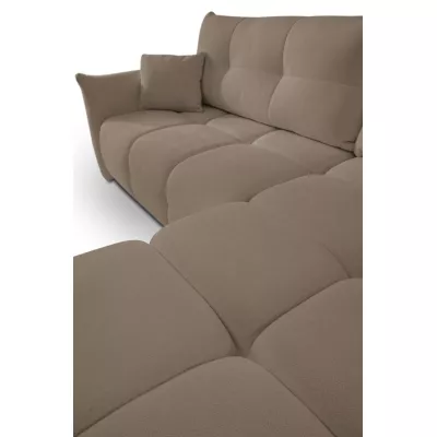 Rohová rozkládací sedací souprava CANMORE - latte