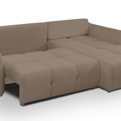 Rohová rozkládací sedací souprava CANMORE - latte