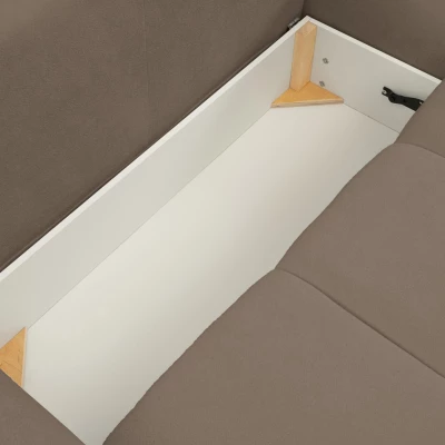 Rohová rozkládací sedací souprava CANMORE - latte