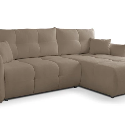 Rohová rozkládací sedací souprava CANMORE - latte