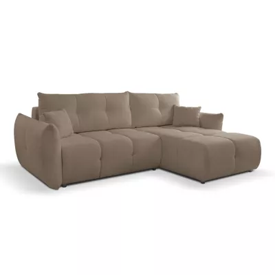 Rohová rozkládací sedací souprava CANMORE - latte