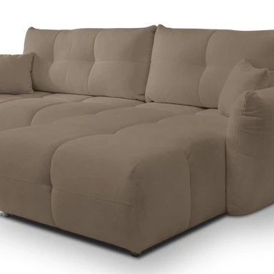 Rohová rozkládací sedací souprava CANMORE - latte