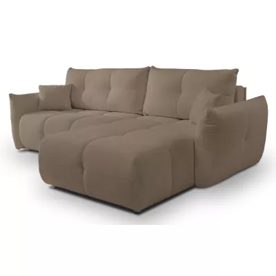 Rohová rozkládací sedací souprava CANMORE - latte