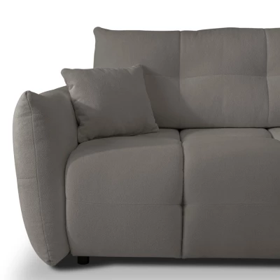 Rohová rozkládací sedací souprava CANMORE - tmavá šedá