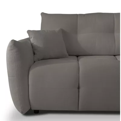 Rohová rozkládací sedací souprava CANMORE - tmavá šedá