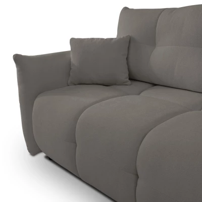 Rohová rozkládací sedací souprava CANMORE - tmavá šedá