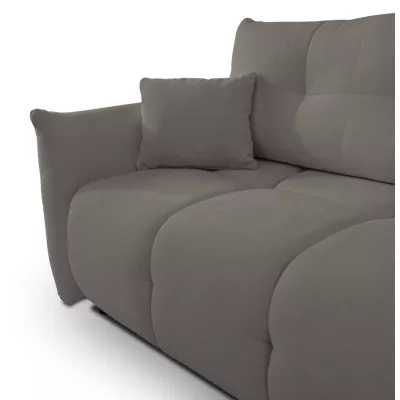 Rohová rozkládací sedací souprava CANMORE - tmavá šedá