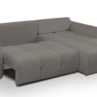 Rohová rozkládací sedací souprava CANMORE - tmavá šedá