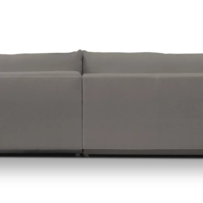 Rohová rozkládací sedací souprava CANMORE - tmavá šedá