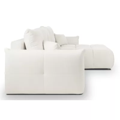 Rohová rozkládací sedací souprava CANMORE - smetanová