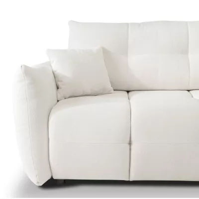 Rohová rozkládací sedací souprava CANMORE - smetanová