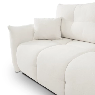 Rohová rozkládací sedací souprava CANMORE - smetanová