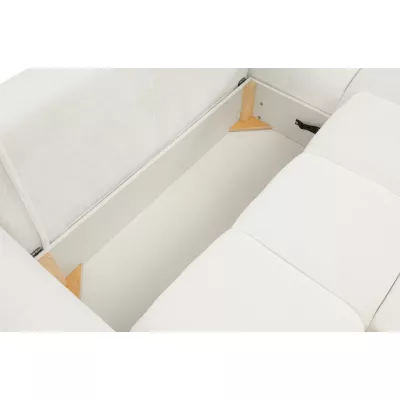 Rohová rozkládací sedací souprava CANMORE - smetanová