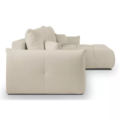 Rohová rozkládací sedací souprava CANMORE - ecru