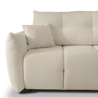 Rohová rozkládací sedací souprava CANMORE - ecru