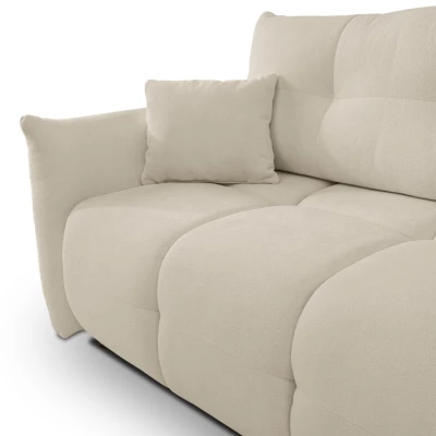 Rohová rozkládací sedací souprava CANMORE - ecru