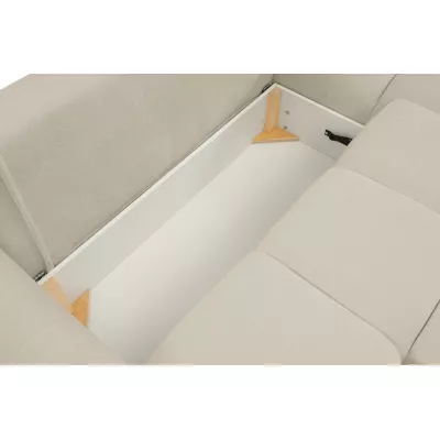 Rohová rozkládací sedací souprava CANMORE - ecru