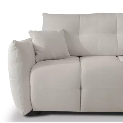 Rohová rozkládací sedací souprava CANMORE - světlá šedá