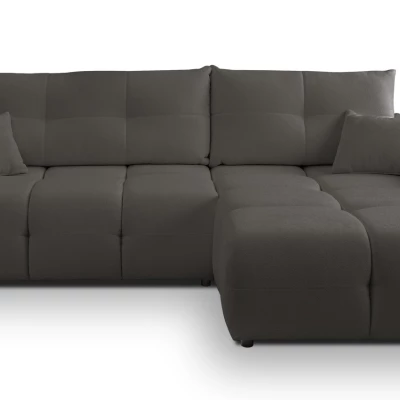 Rohová rozkládací sedací souprava CANMORE - grafitová