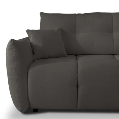 Rohová rozkládací sedací souprava CANMORE - grafitová